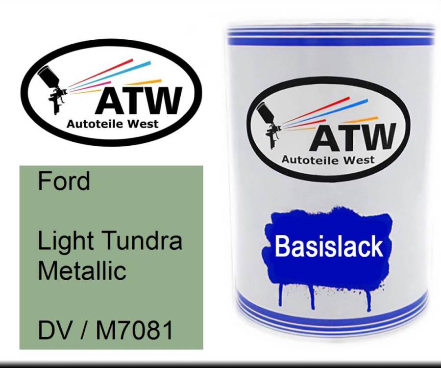 Ford, Light Tundra Metallic, DV / M7081: 500ml Lackdose, von ATW Autoteile West.